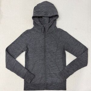 Lululemon Athletica Gray Scuba Hoodie Jacket